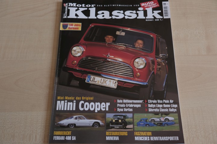 Deckblatt Motor Klassik (08/2001)